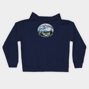 Banff National Park Alberta Canada Mountain Trees Kids Hoodie